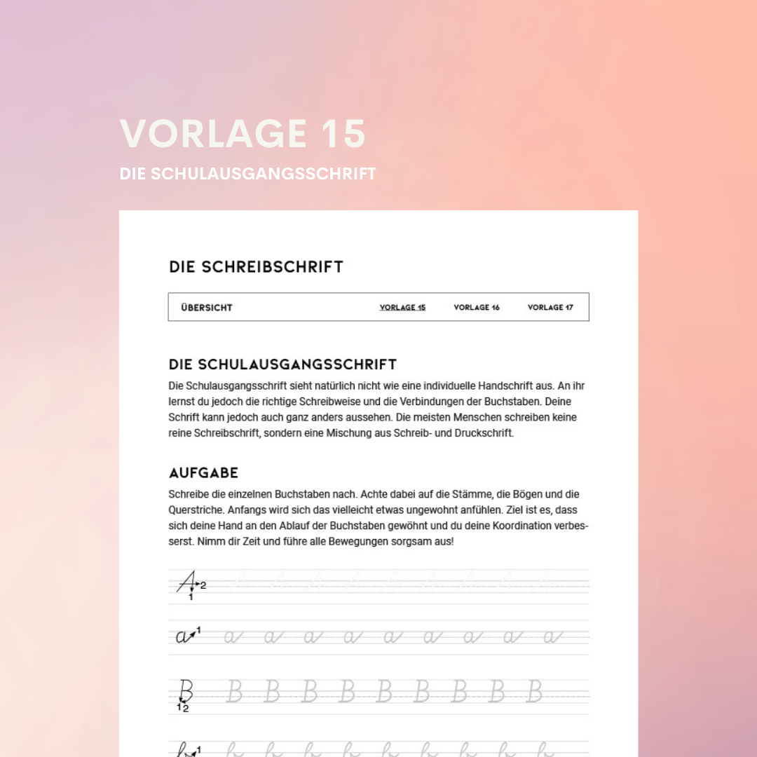 Handschrift verbessern